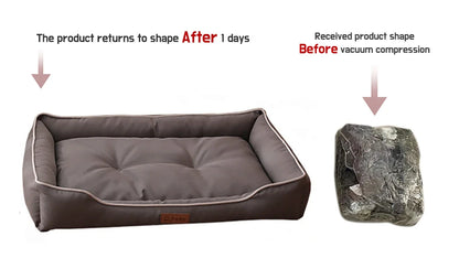 HeavyLuxeDog ™ Luxury Waterproof Dog Bed