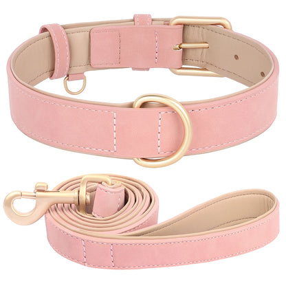 HeavyLuxeDog ™ Premium PU Leather Dog Collar