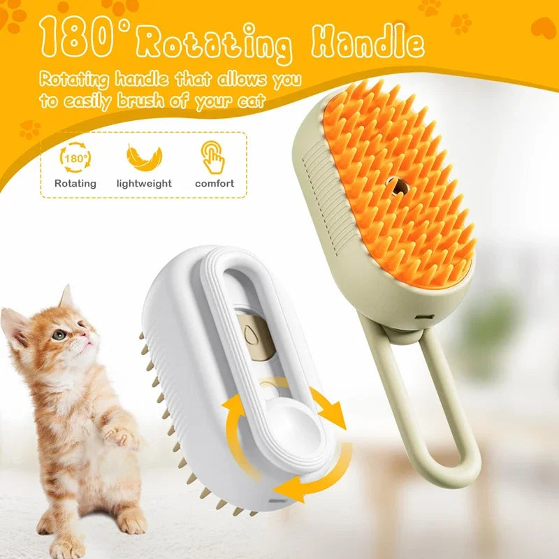 HeavyLuxeDog ™ 3-in-1 Electric Pet Grooming Brush