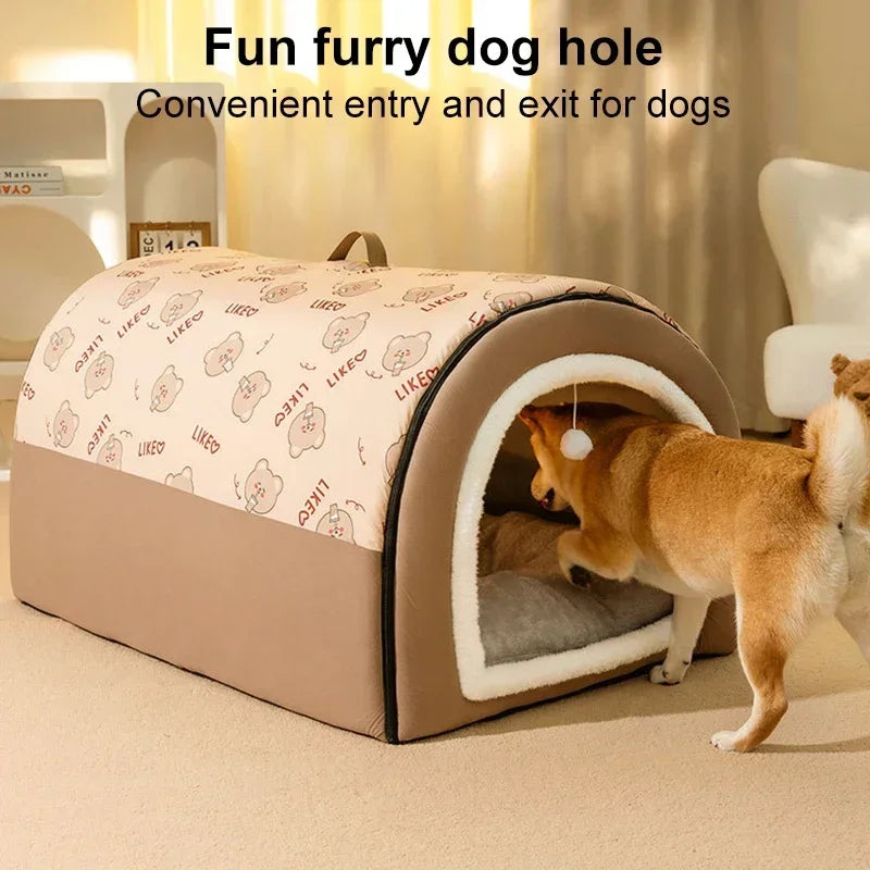 HeavyLuxeDog ™ Cozy Winter Dog House