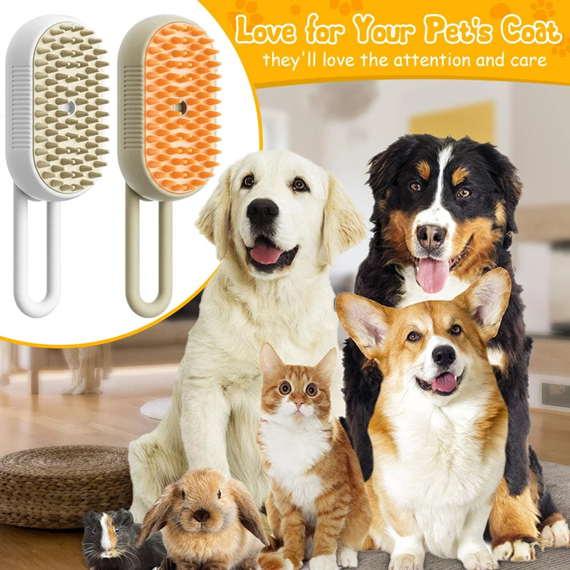 HeavyLuxeDog ™ 3-in-1 Electric Pet Grooming Brush