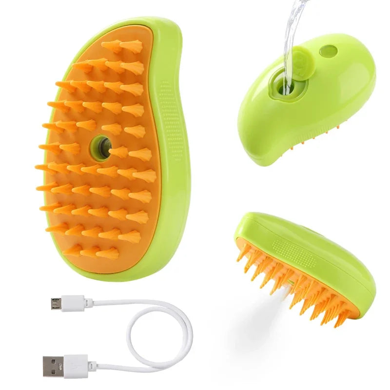 HeavyLuxeDog ™ 3-in-1 Electric Pet Grooming Brush