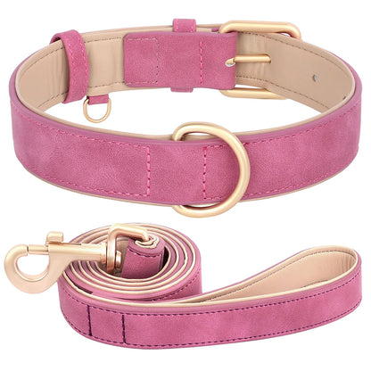 HeavyLuxeDog ™ Premium PU Leather Dog Collar