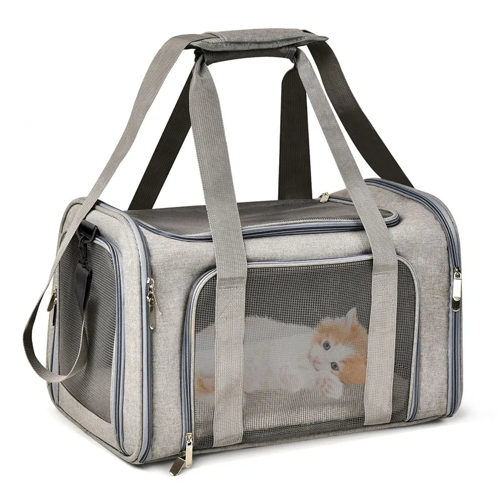 HeavyLuxeDog ™ Soft-Side Pet Travel Backpack