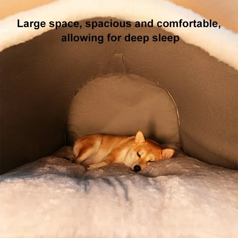 HeavyLuxeDog ™ Cozy Winter Dog House