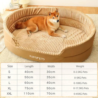 HeavyLuxeDog ™ Plush Four-Season Dog Bed