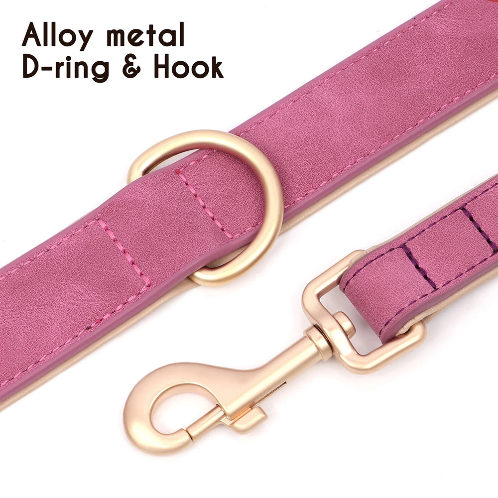 HeavyLuxeDog ™ Premium PU Leather Dog Collar