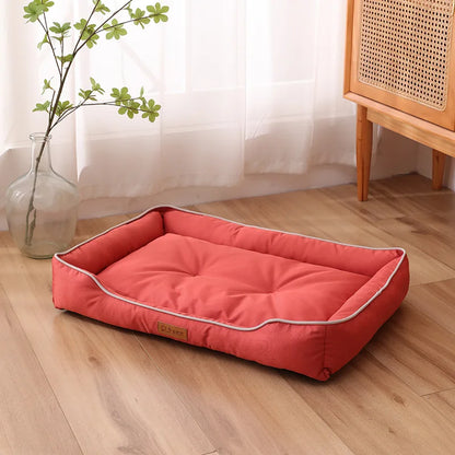 Cama de lujo para perros, resistente a los arañazos, resistente al desgaste, almohadilla impermeable, nido para gatos, cojín para perros, sofá suave de alto rebote, suministros para perros