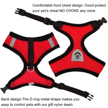 HeavyLuxeDog ™ Premium Adjustable Mesh Vest Harness