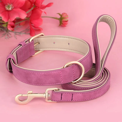 HeavyLuxeDog ™ Premium PU Leather Dog Collar