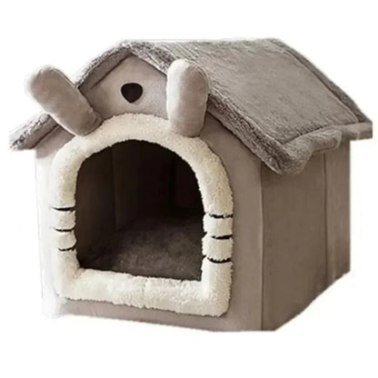 HeavyLuxeDog ™ Four-Season Washable Pet House – Cozy & Durable Bed for Cats and Small Dogs