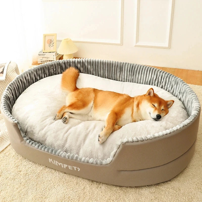 HeavyLuxeDog ™ Plush Four-Season Dog Bed