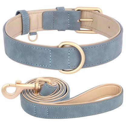 HeavyLuxeDog ™ Premium PU Leather Dog Collar