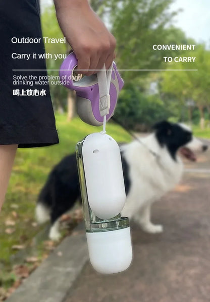 Bebedero para perros y gatos Botella de agua portátil para perros pequeños y grandes Tazones para beber para caminar al aire libre a prueba de fugas