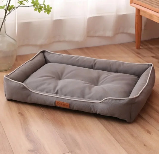 Cama de lujo para perros, resistente a los arañazos, resistente al desgaste, almohadilla impermeable, nido para gatos, cojín para perros, sofá suave de alto rebote, suministros para perros