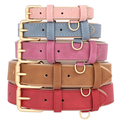 HeavyLuxeDog ™ Premium PU Leather Dog Collar