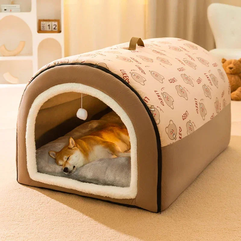 HeavyLuxeDog ™ Cozy Winter Dog House