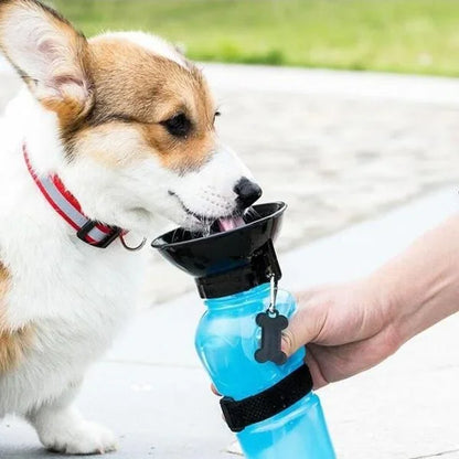 Botella de agua portátil para mascotas de 500 ml para exteriores, de extrusión, para viajes, grande, para perros y gatos