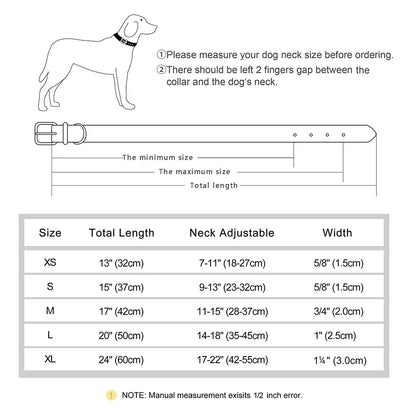 Індивідуальний нашийник з іменною табличкою з PU шкіри, нашийник для собак з м’якою підкладкою, безкоштовне гравіювання імені для маленьких середніх великих собак, регульований
