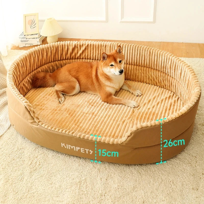 HeavyLuxeDog ™ Plush Four-Season Dog Bed