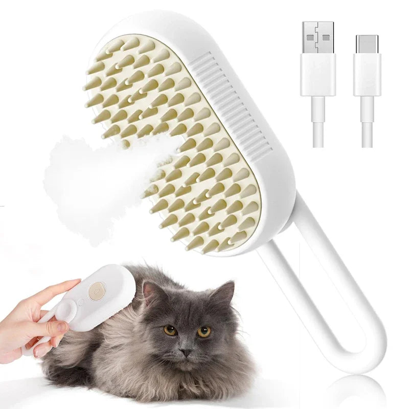 HeavyLuxeDog ™ 3-in-1 Electric Pet Grooming Brush