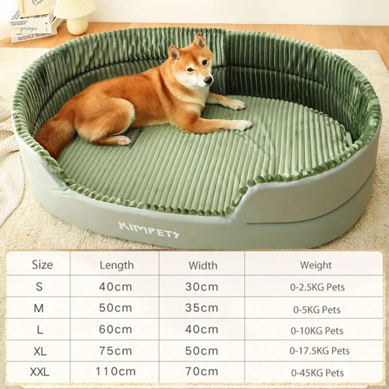 HeavyLuxeDog ™ Plush Four-Season Dog Bed